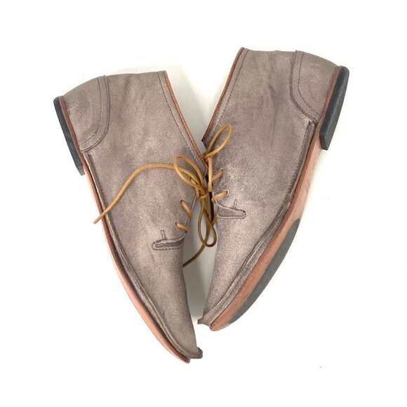 Gidigio Leather Lace-up Ankle Boots Handmade in Italy EU Size 36 US Size 6 - Picture 5 of 12